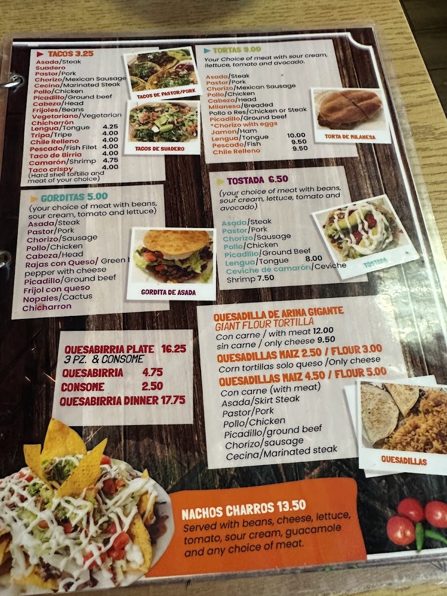 Taquería El Charro I Menu - Image 2